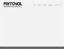 Tablet Screenshot of ferroval.com